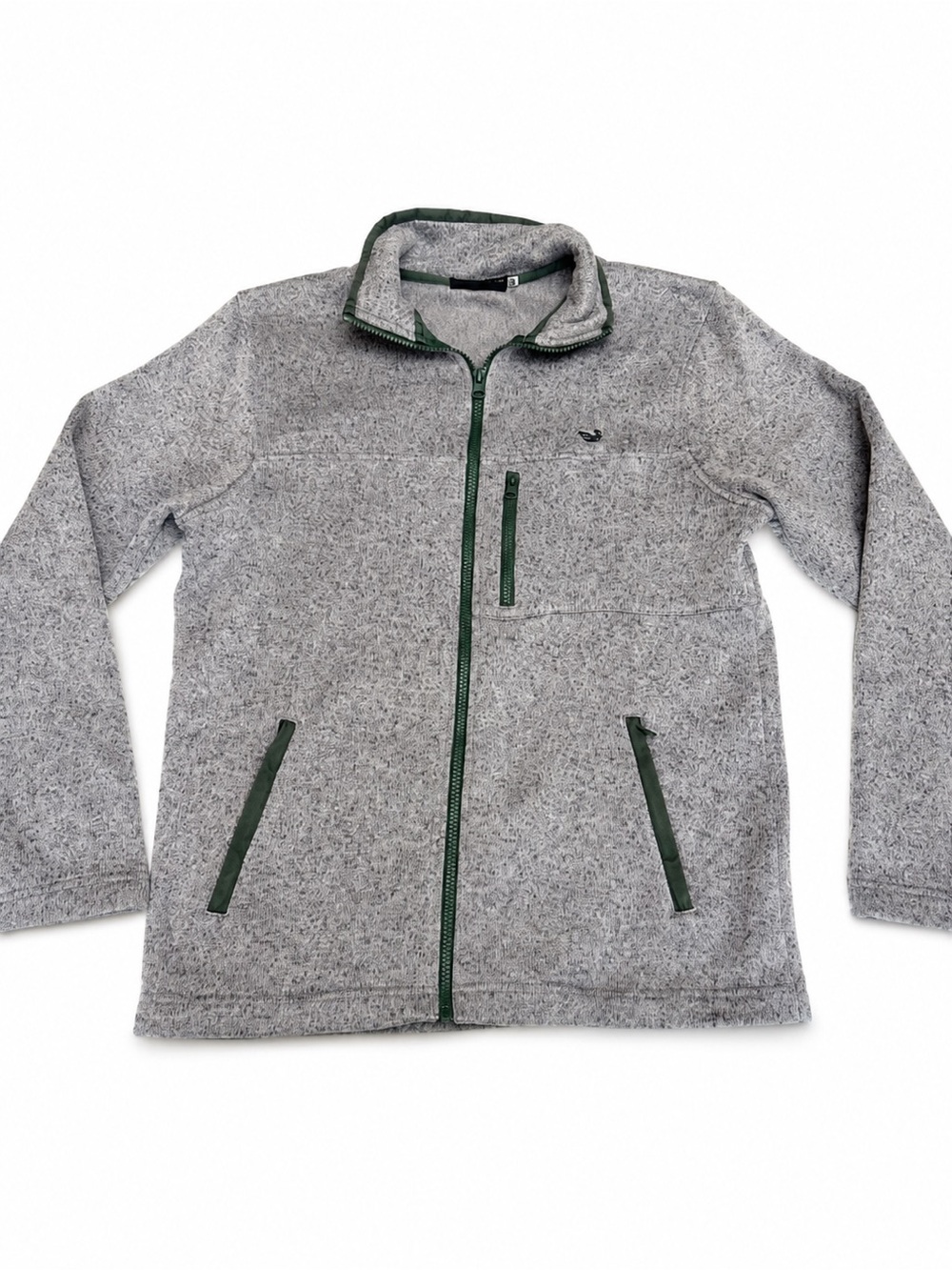 Southern Marsh Sweater Mens Small Gray Performance Fieldtec Zip Up